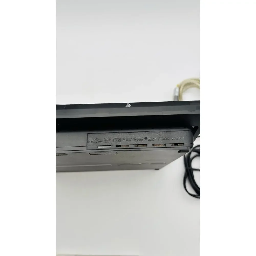Sony PlayStation 3 PS3 Slim 320GB Console CECH-3001B Tested Works 3 Controllers
